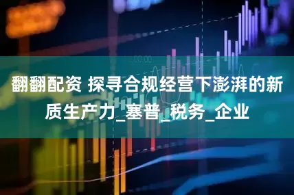 翻翻配资 探寻合规经营下澎湃的新质生产力_塞普_税务_企业