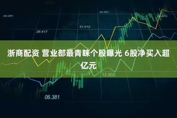 浙商配资 营业部最青睐个股曝光 6股净买入超亿元