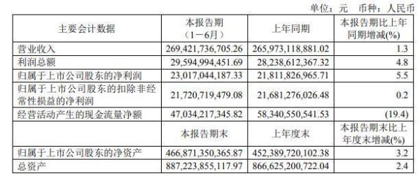 金多多策略 中国电信上半年净利微涨5.5%，电信业务增速承压，应收账款攀升
