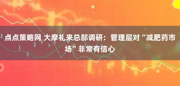 点点策略网 大摩礼来总部调研：管理层对“减肥药市场”非常有信心